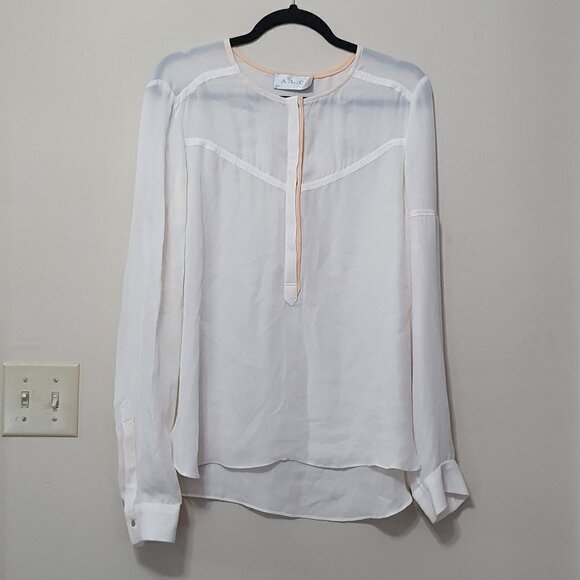 A.L.C. 100% Silk Penfield Tunic Top - Picture 1 of 9
